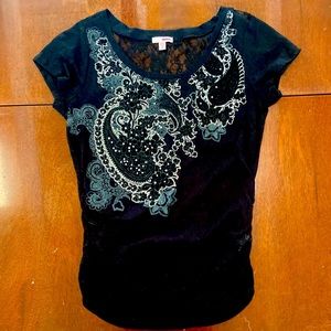 Fairy Goth Tee Top
